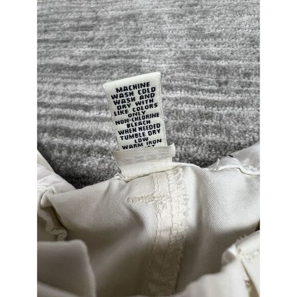 Banana‎ Republic Pants Womens 6 Ivory Bootcut 100% Cotton Casual - Picture 13 of 13